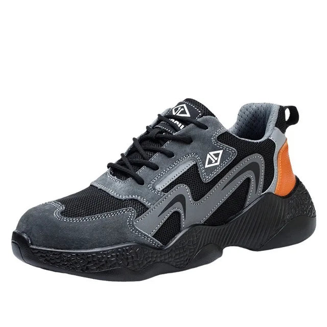 SolidComfort – Sneakers da lavoro con puntale in acciaio