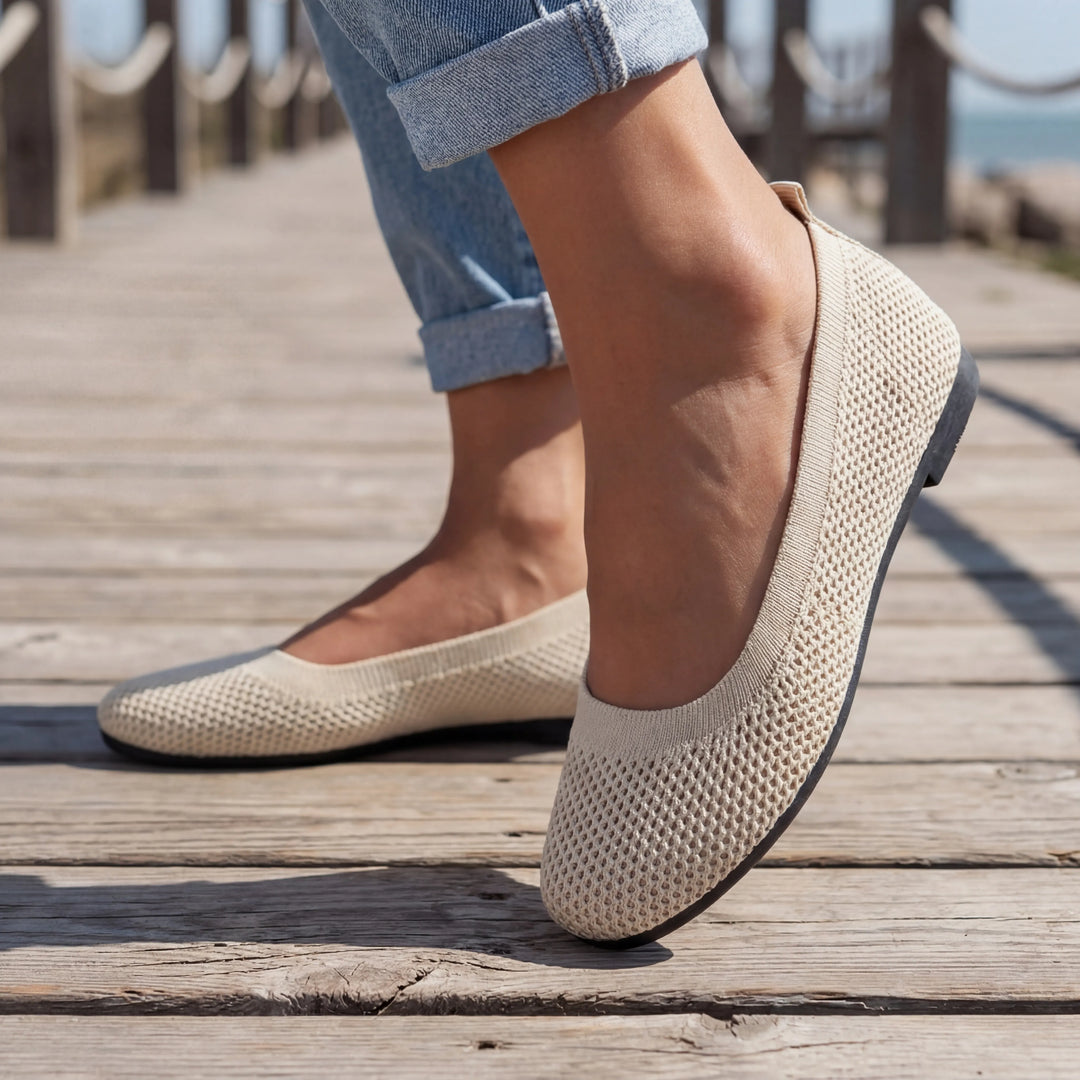 Meshori - Scarpe basse slip-on traspiranti in mesh