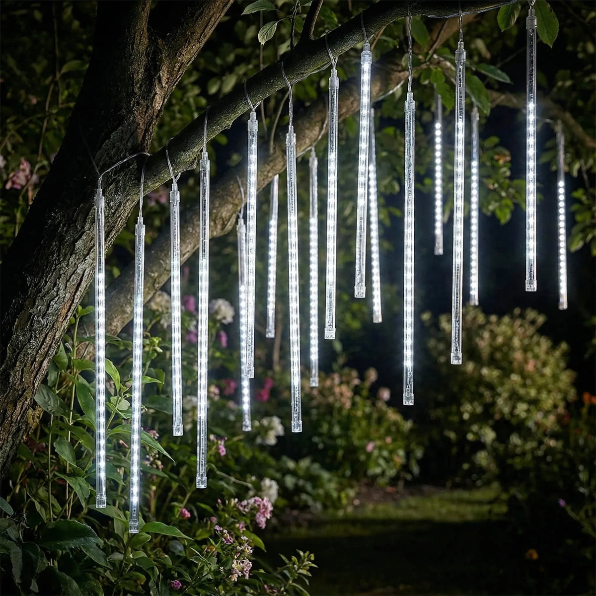 Set di luci LED a pioggia di meteore