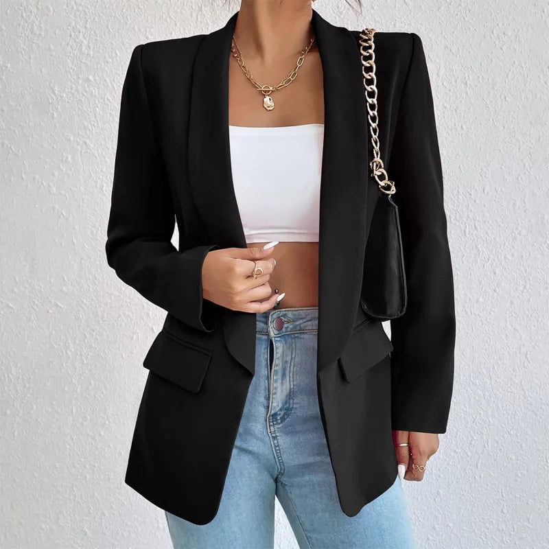 Athena – Blazer monopetto foderato da donna