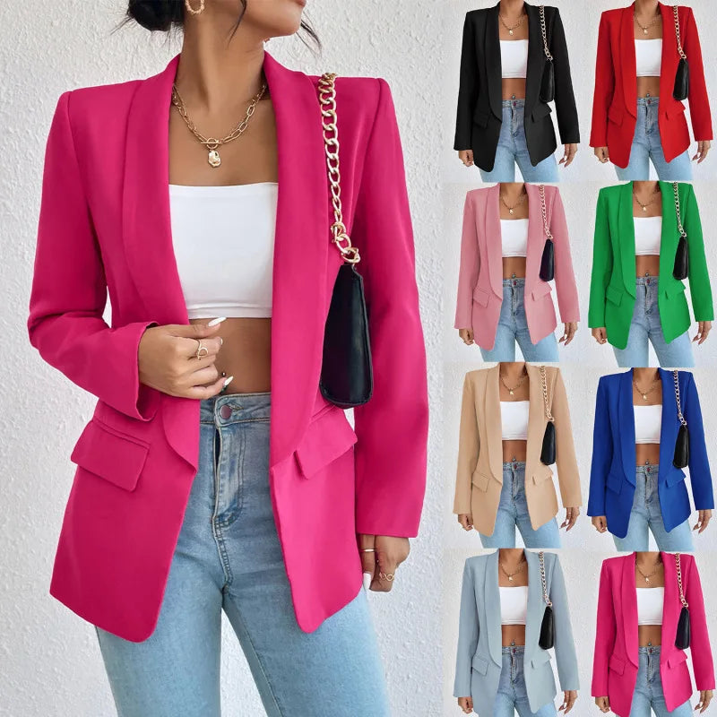 Athena – Blazer monopetto foderato da donna