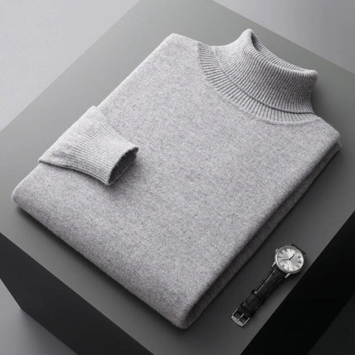 Maglione Collo Alto Uomo – Strato Elegante con Aspetto Raffinato