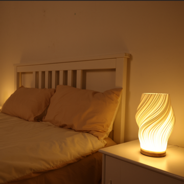 Lampada da Tavolo LED a Vortice