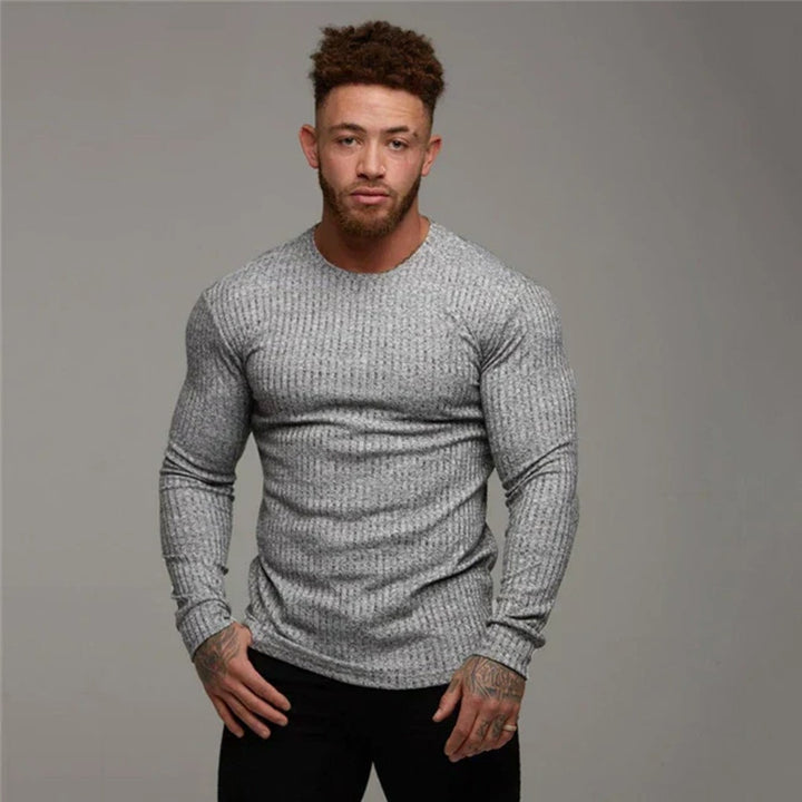 Maglione in Lana Simile Fine Fine Stile Elegante Casual