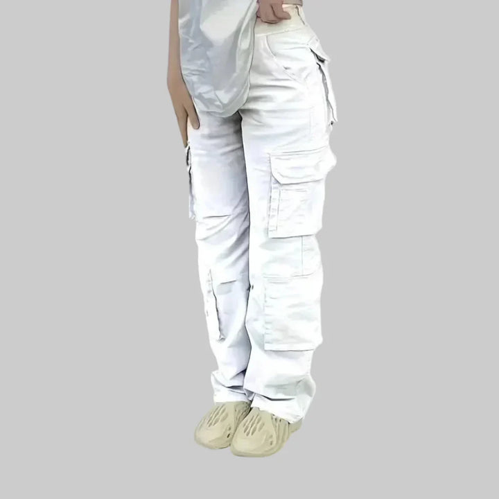 Pantaloni Cargo Alti da Donna