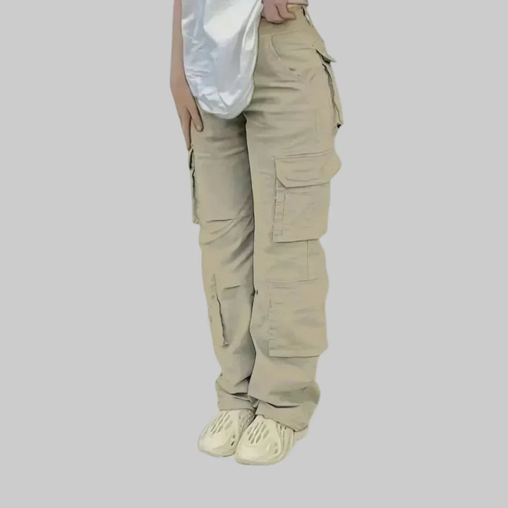 Pantaloni Cargo Alti da Donna