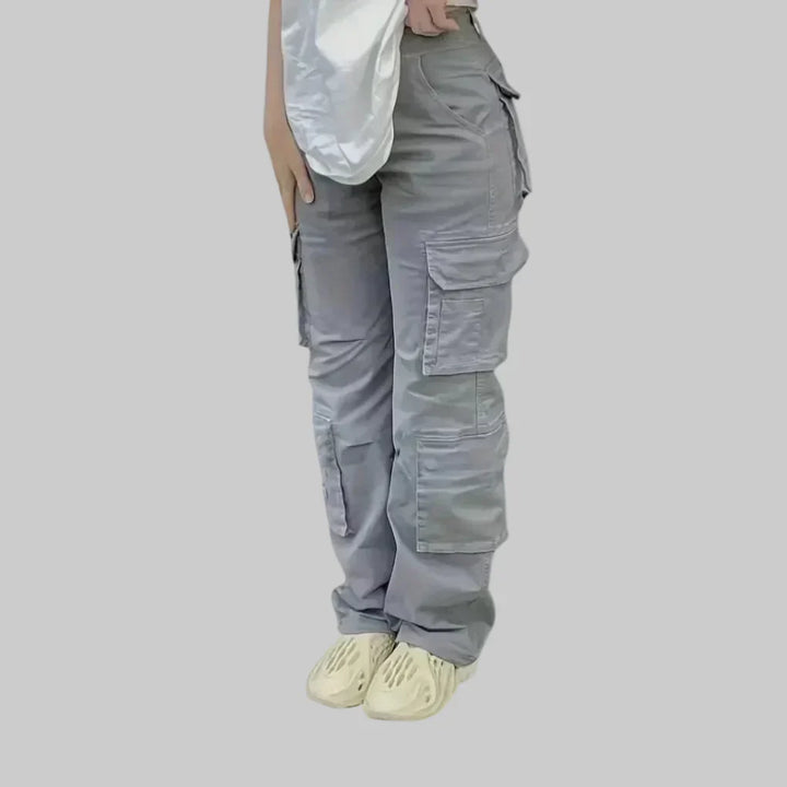 Pantaloni Cargo Alti da Donna