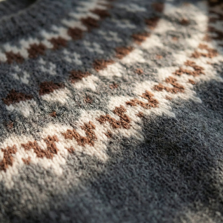 Nordrvik - Maglione girocollo Fair Isle
