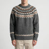 Maglione Pullover a Collo Crew Fair Isle per Uomini