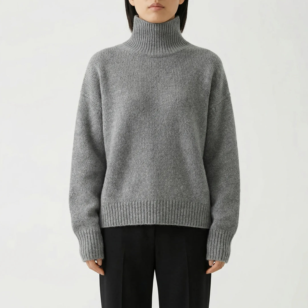 Novexa - Maglione a collo alto dalla vestibilità comoda