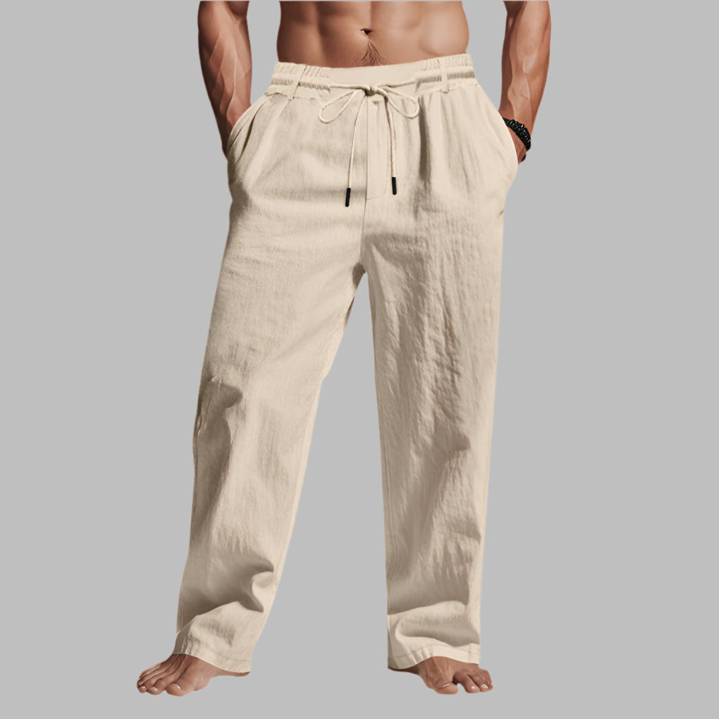 Pantaloni morbidi con coulisse regolabile da uomo