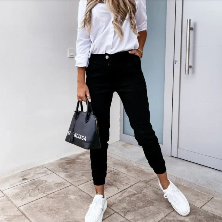 Pantaloni skinny elasticizzati da donna