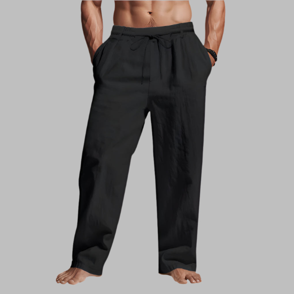 Pantaloni morbidi con coulisse regolabile da uomo