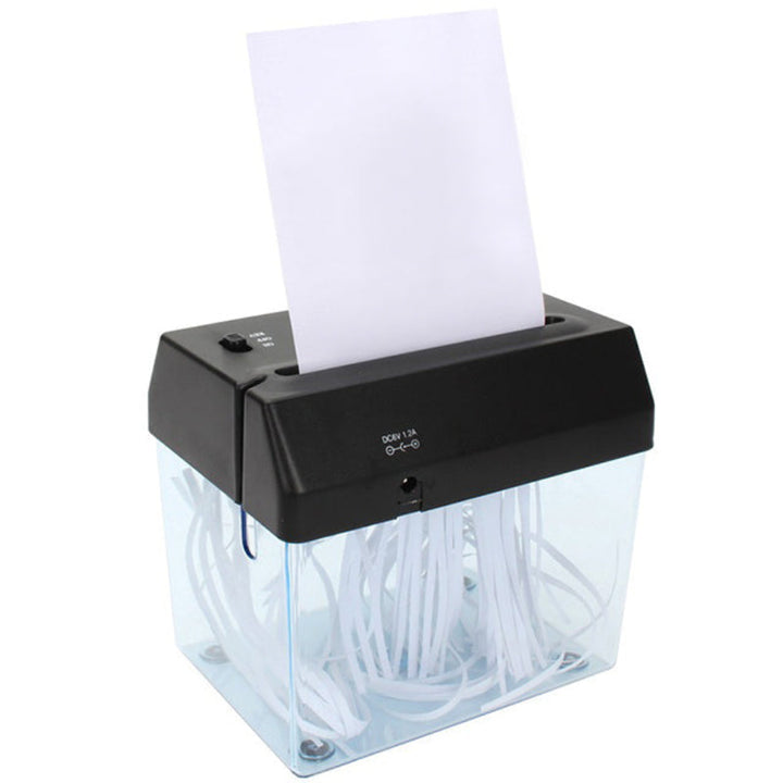 Mini Tritacarta da Scrivania – Compatto, Silenzioso ed Efficiente