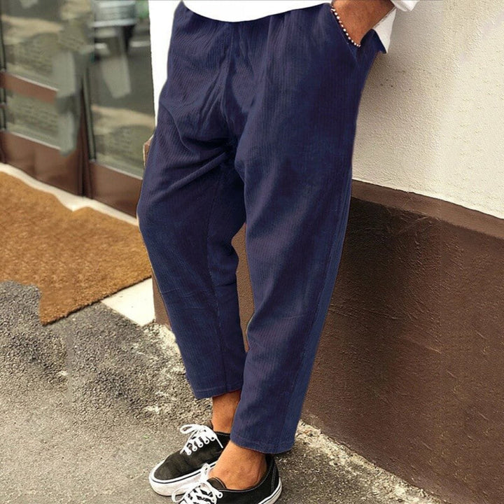 Pantaloni in Corduroy Fit Sciolto per Uomini