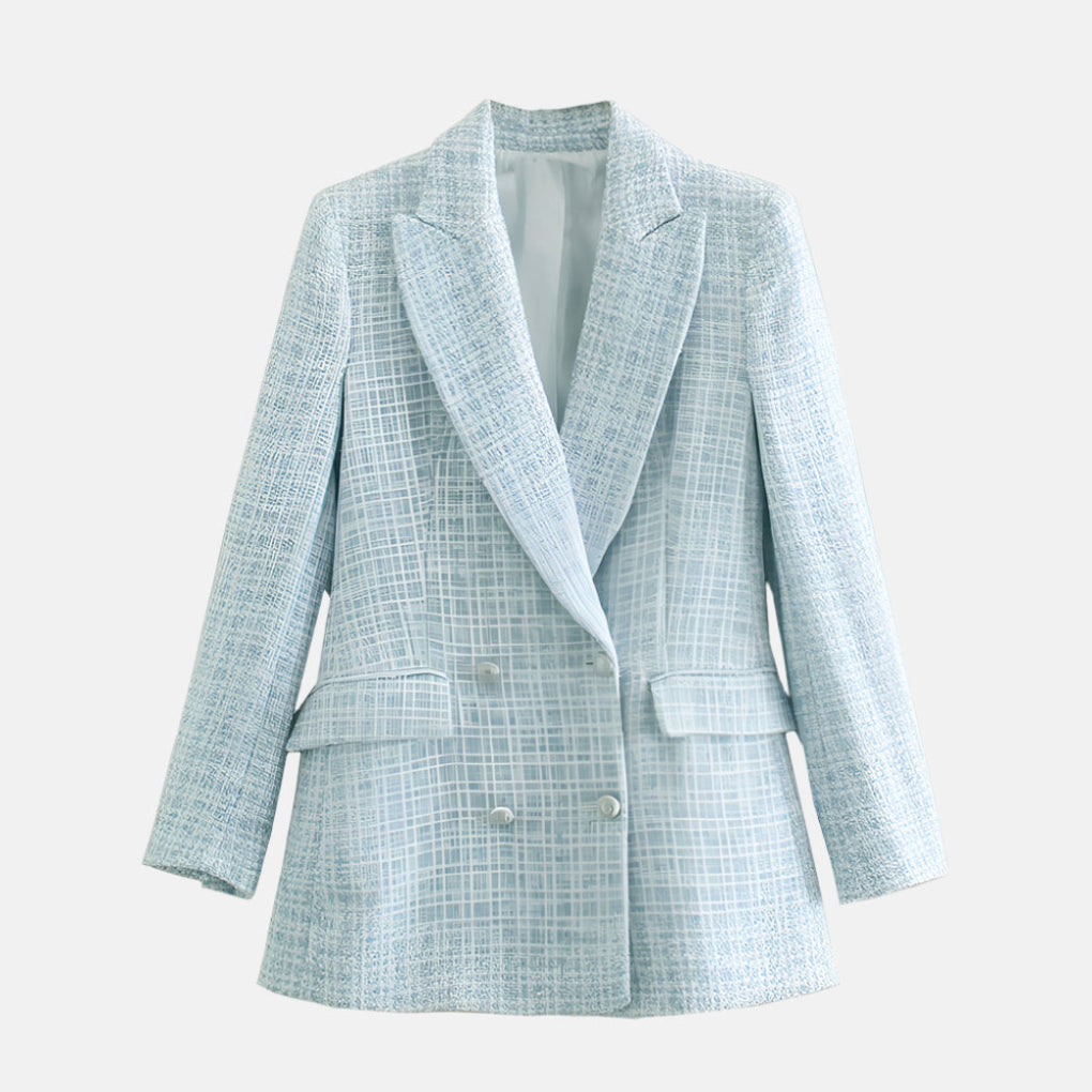 Blazer in Tweed Elegante per Donne