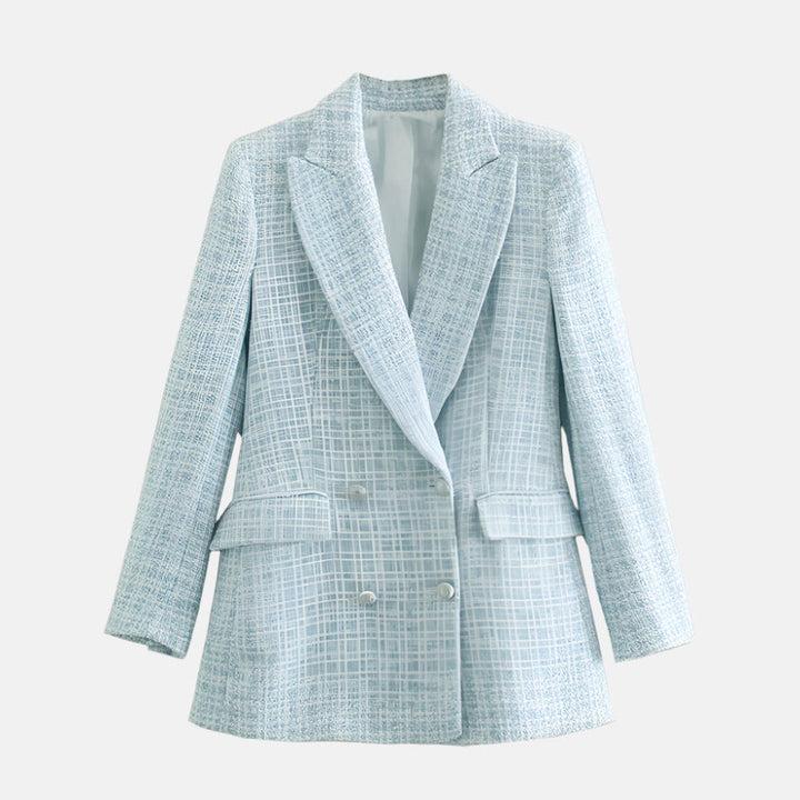 Blazer in Tweed Elegante per Donne
