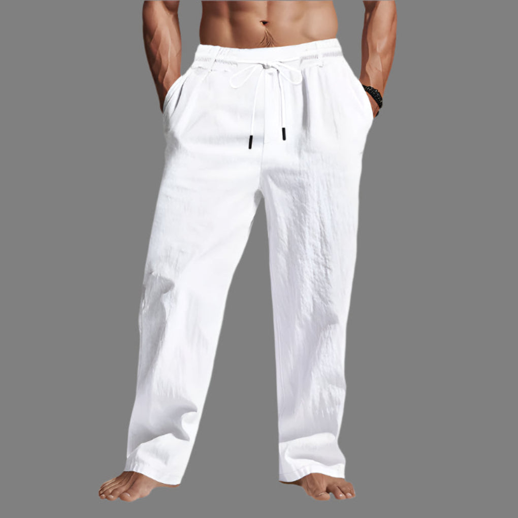 Pantaloni morbidi con coulisse regolabile da uomo