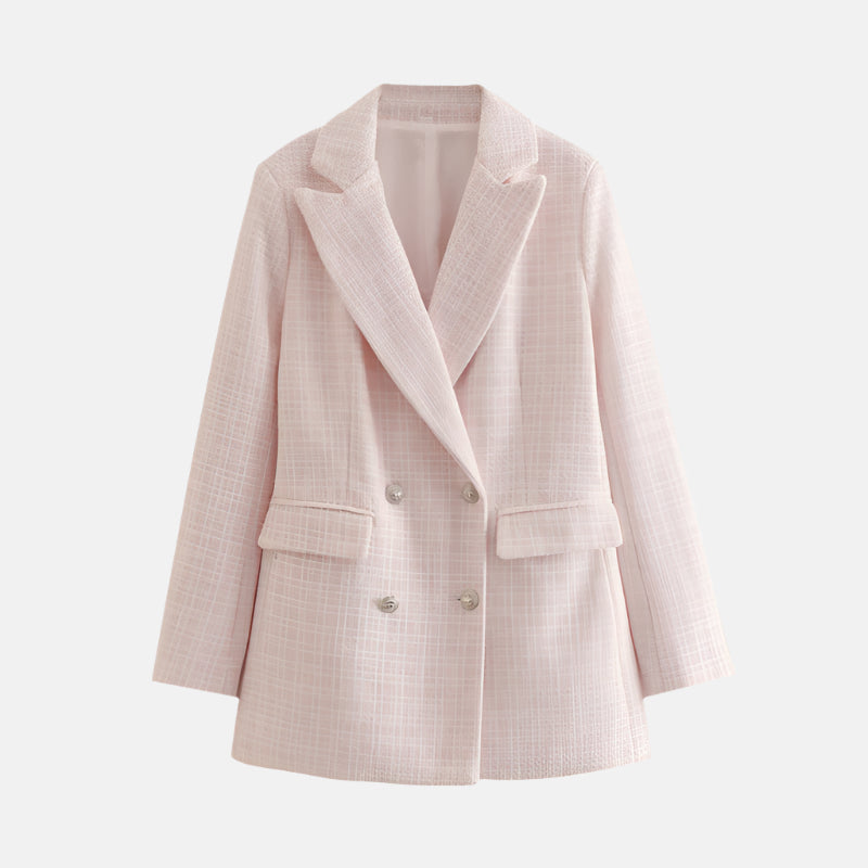 Elegante blazer in tweed da donna: raffinatezza senza tempo per ogni occasione