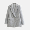Elegante blazer in tweed da donna: raffinatezza senza tempo per ogni occasione