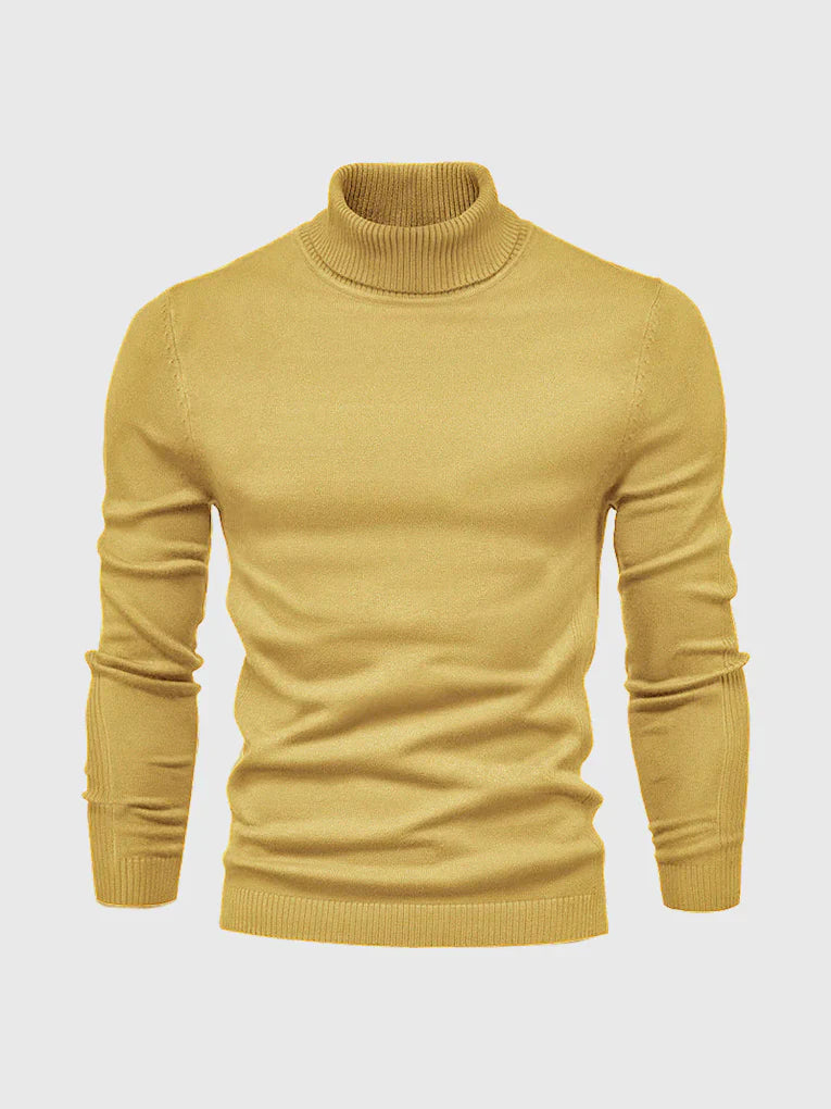 Maglione Collo Alto Uomo – Lavabile e Versatile