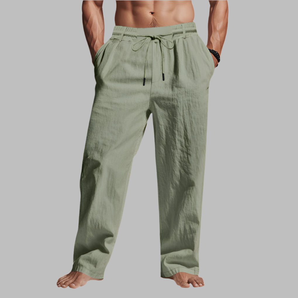 Pantaloni morbidi con coulisse regolabile da uomo