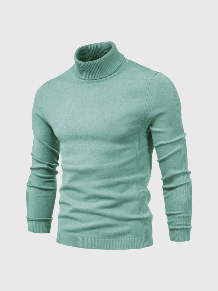 Maglione Collo Alto Uomo – Lavabile e Versatile