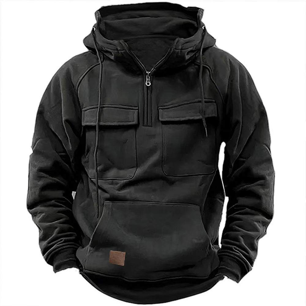 Felpa con cappuccio da moto in stile retrò da uomo: lo stile grintoso incontra il comfort quotidiano