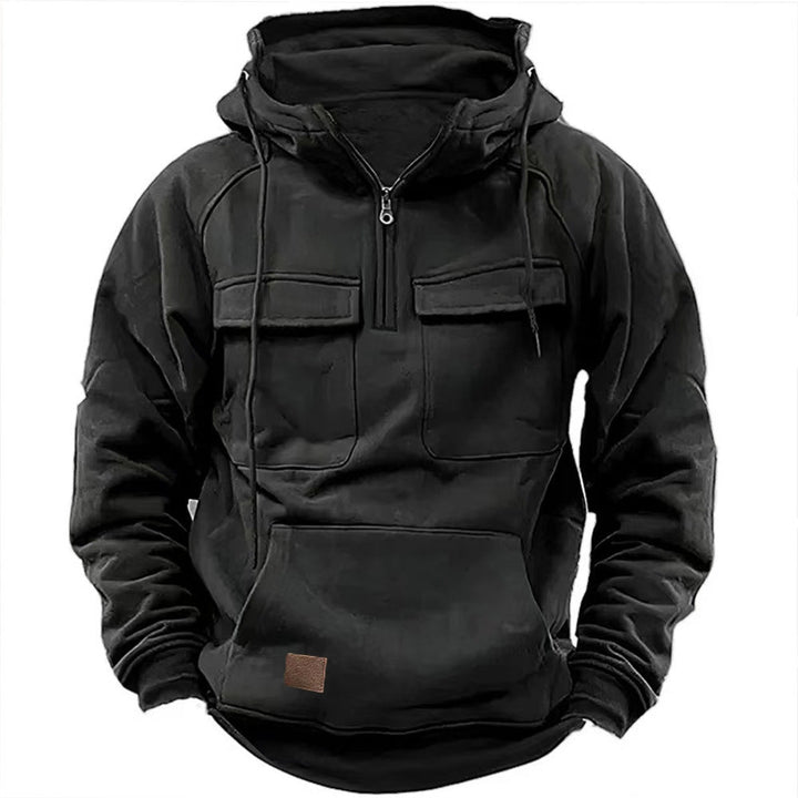 Felpa con cappuccio da moto in stile retrò da uomo: lo stile grintoso incontra il comfort quotidiano