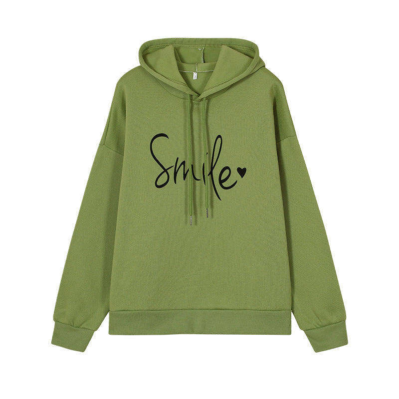 Felpa con Cappuccio da Donna Sorridente