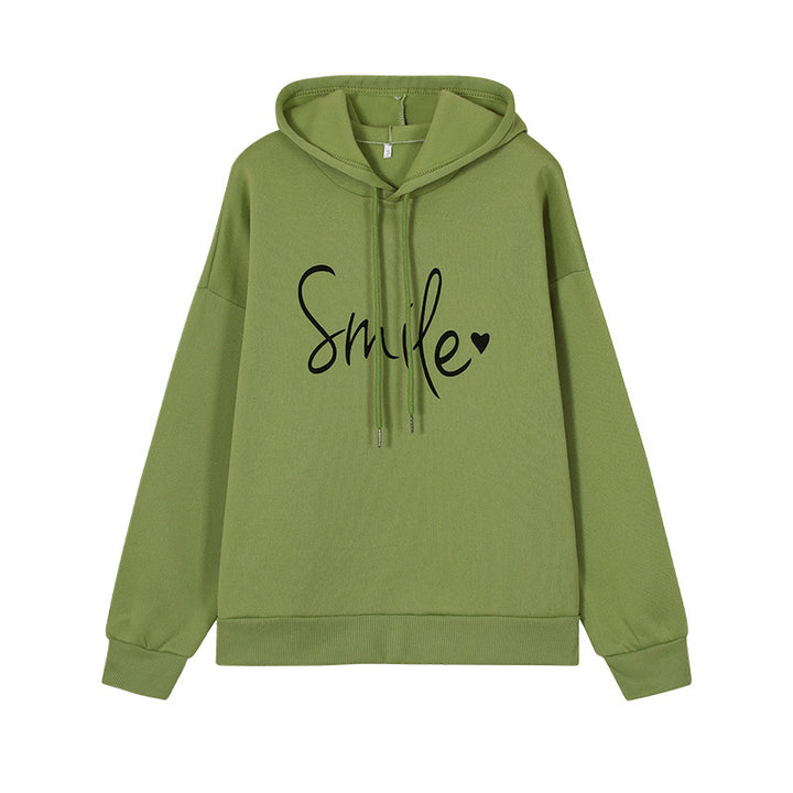 Felpa con Cappuccio da Donna Sorridente
