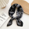 Foulard Stampato in Satin da Donna