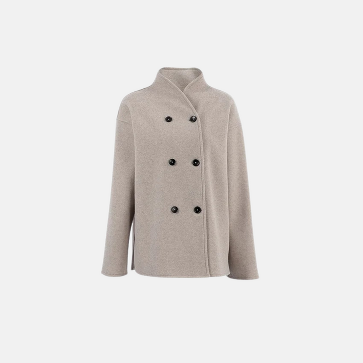 Cappotto vintage effetto lana da donna