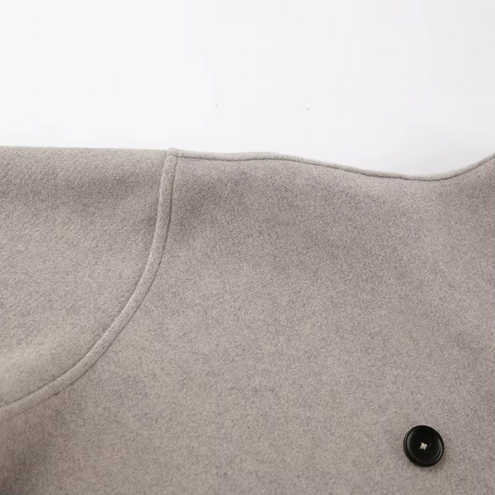 Cappotto vintage effetto lana da donna