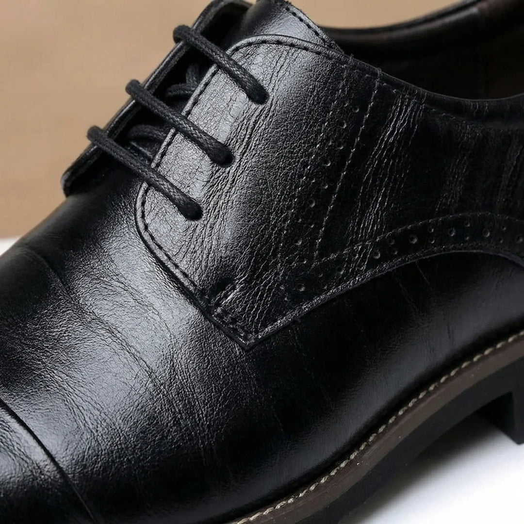 Oxavio - Scarpe eleganti Oxford stringate da uomo