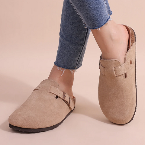 Pantofole da donna con plantare ergonomico e suola sagomata