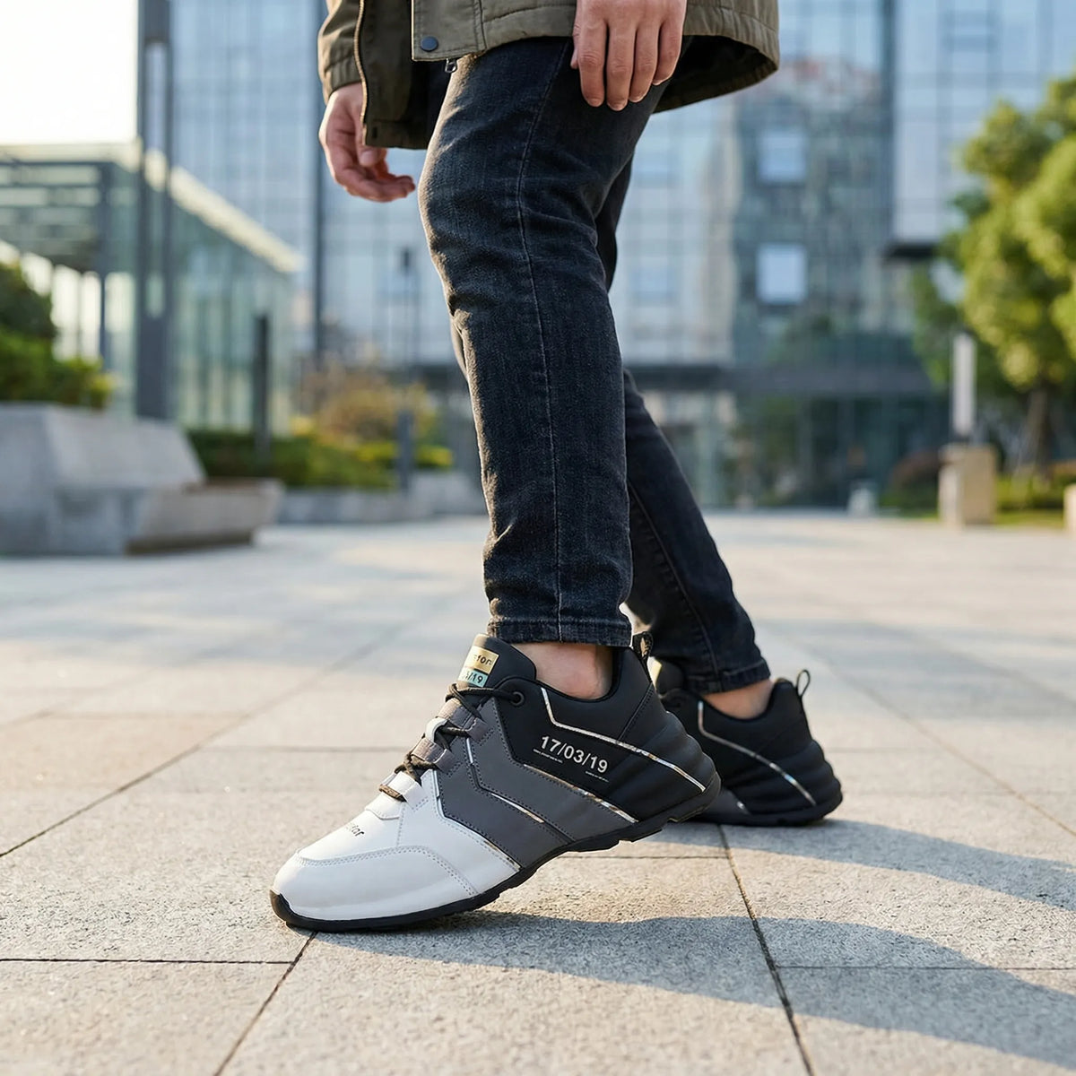 Sneaker Atletica Bassa con Lacci per Uomini