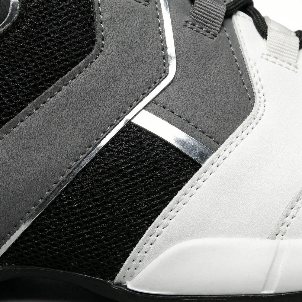 Paxuro - Sneaker sportiva bassa con lacci