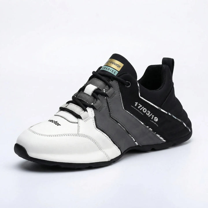 Paxuro - Sneaker sportiva bassa con lacci