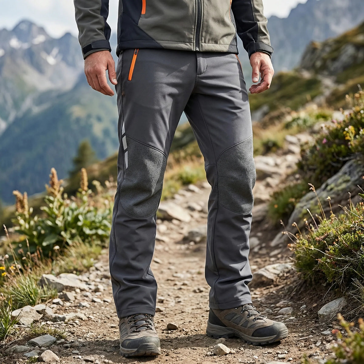 Pantaloni Outdoor Foderati in Pile per Uomini