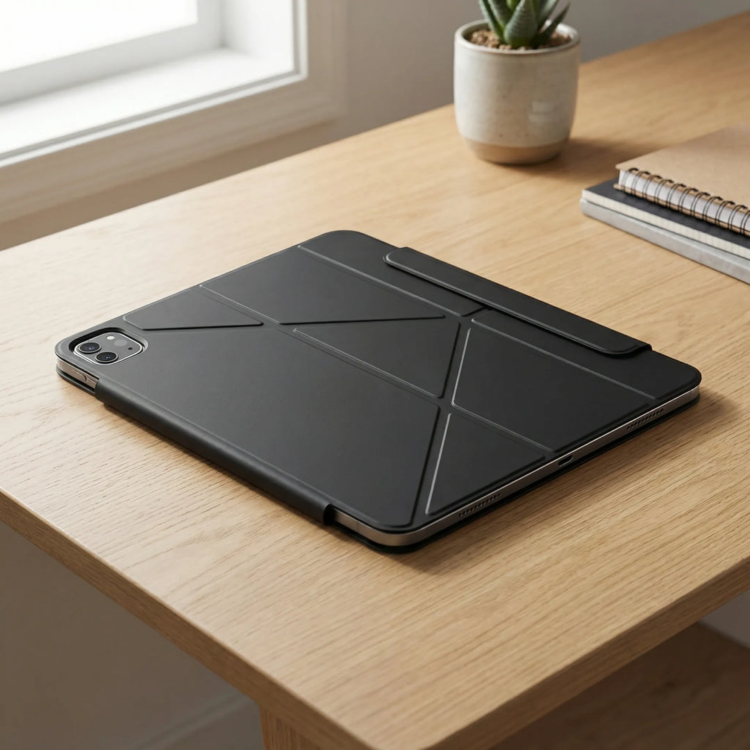 Pivotex - Custodia magnetica per tastiera con rotazione a 360 gradi