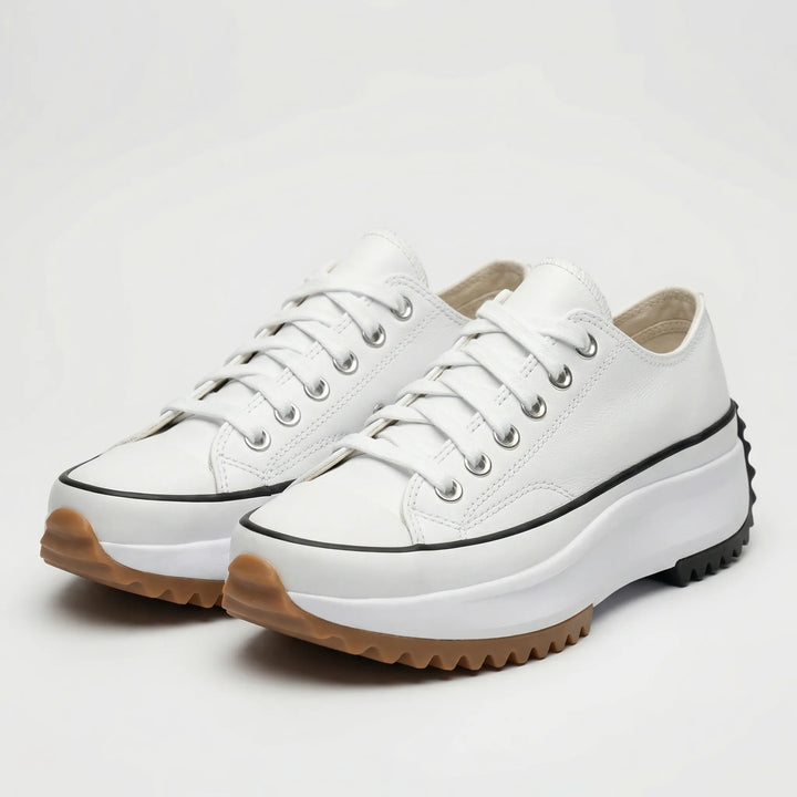 Platavy - Sneakers con plateau e lacci da donna