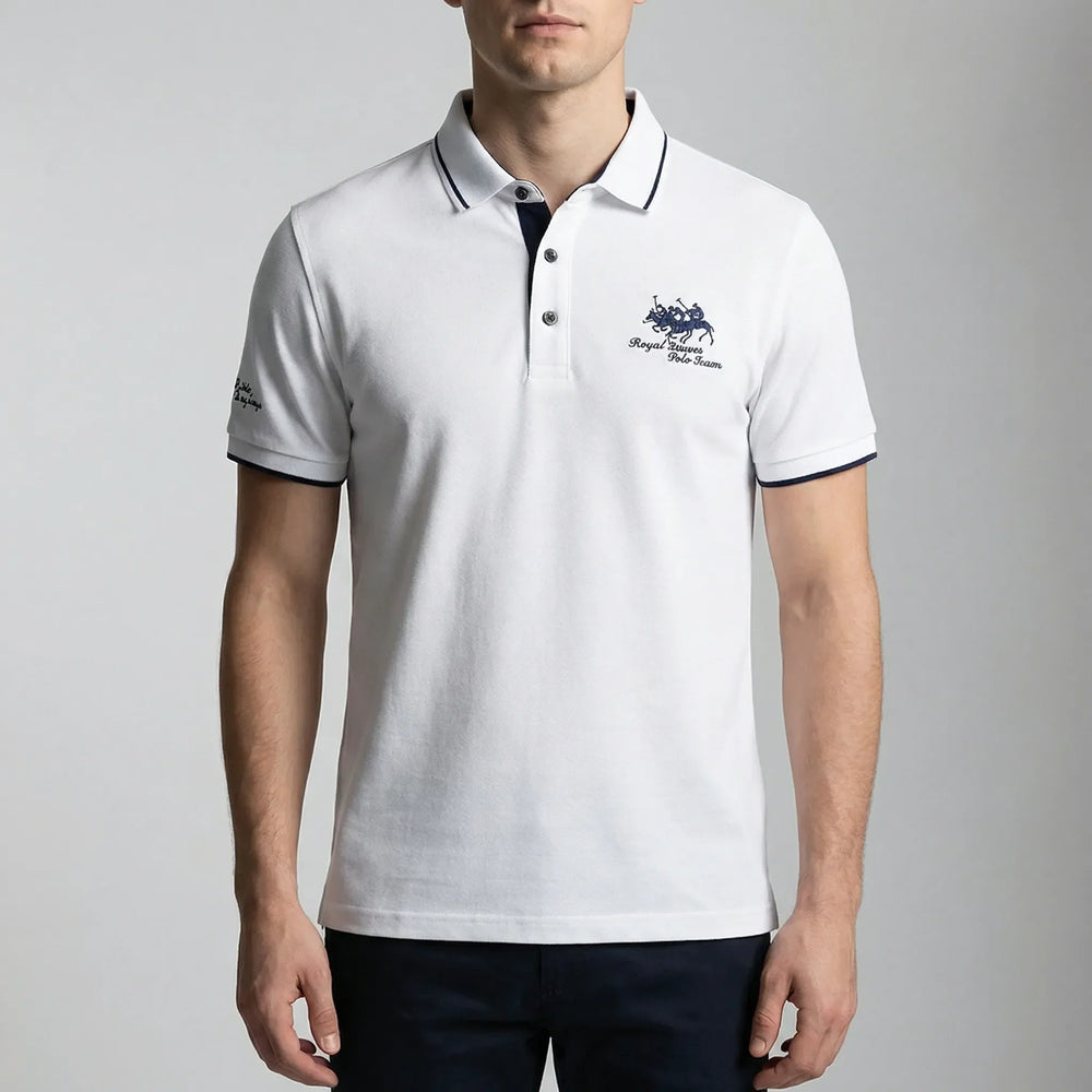 Plaxton - Polo a maniche corte con colletto classico