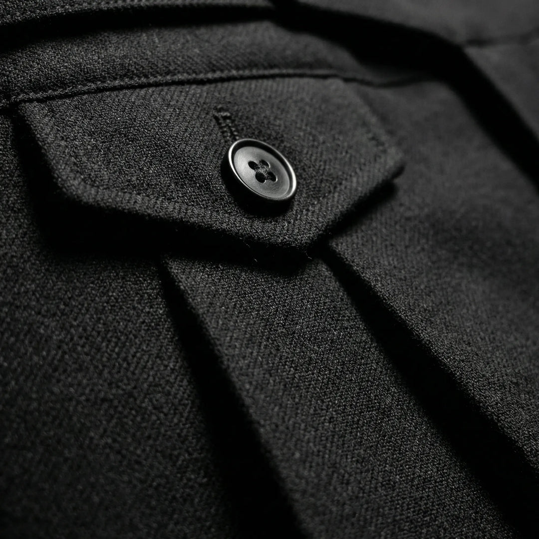Pleatrix - Pantaloni eleganti a gamba dritta con pieghe
