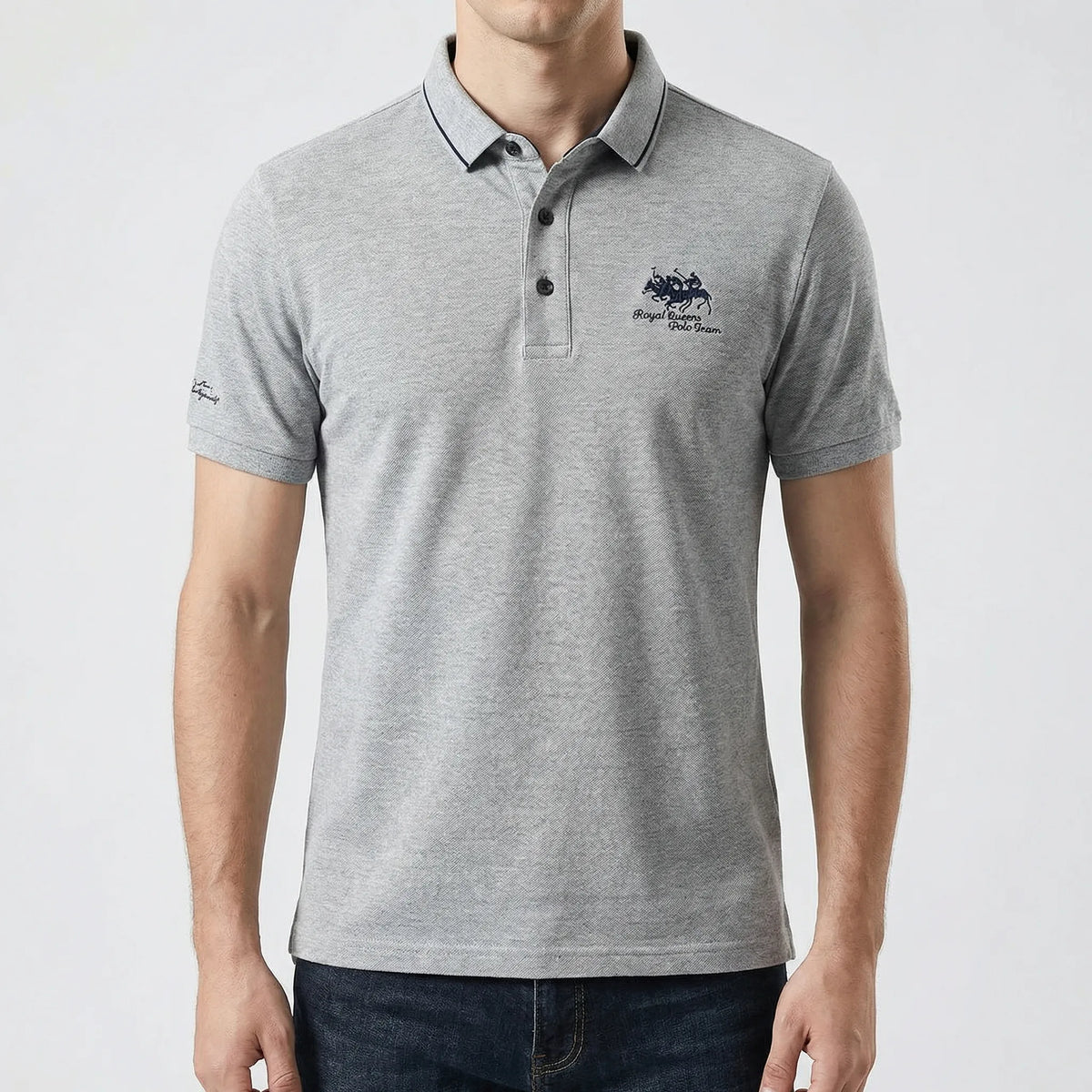 Polo Shirt Su Misura a Maniche Corte per Uomini