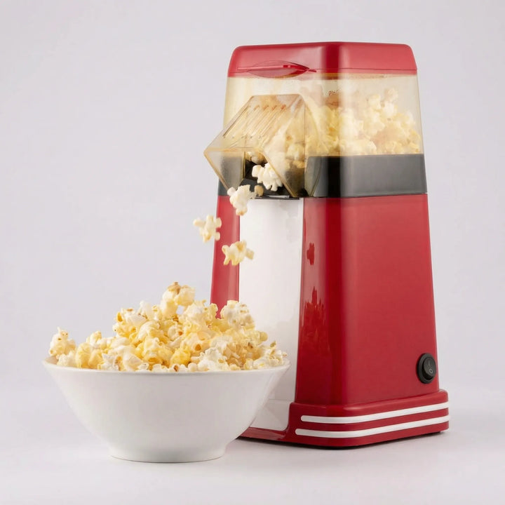 Popretro - Macchina per popcorn elettrica da banco in stile retrò