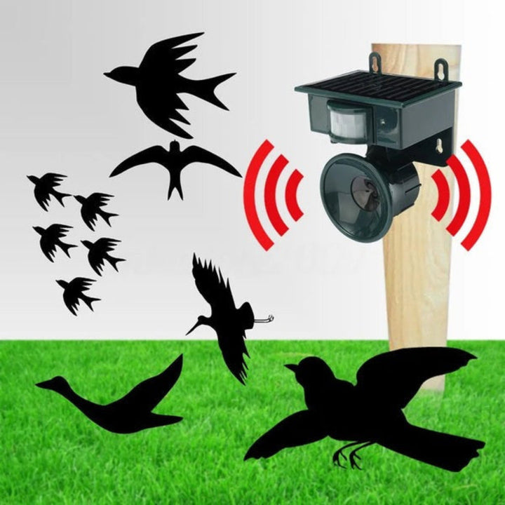 Repellente e Spaventapasseri per Uccelli a Sensore di Movimento Premium