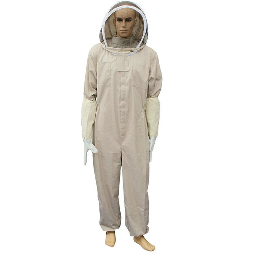 Tuta professionale per apicoltura a corpo intero con ventilazione e guanti protettivi