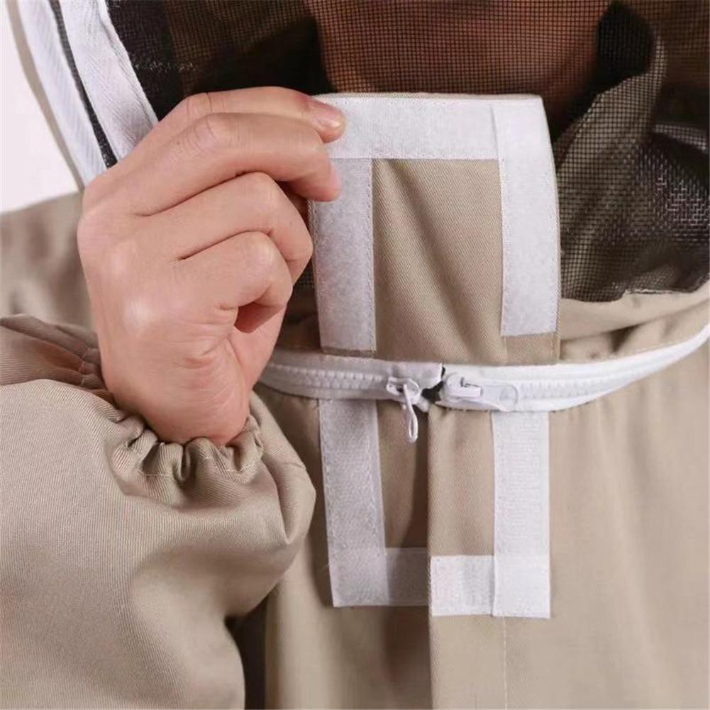 Tuta professionale per apicoltura a corpo intero con ventilazione e guanti protettivi