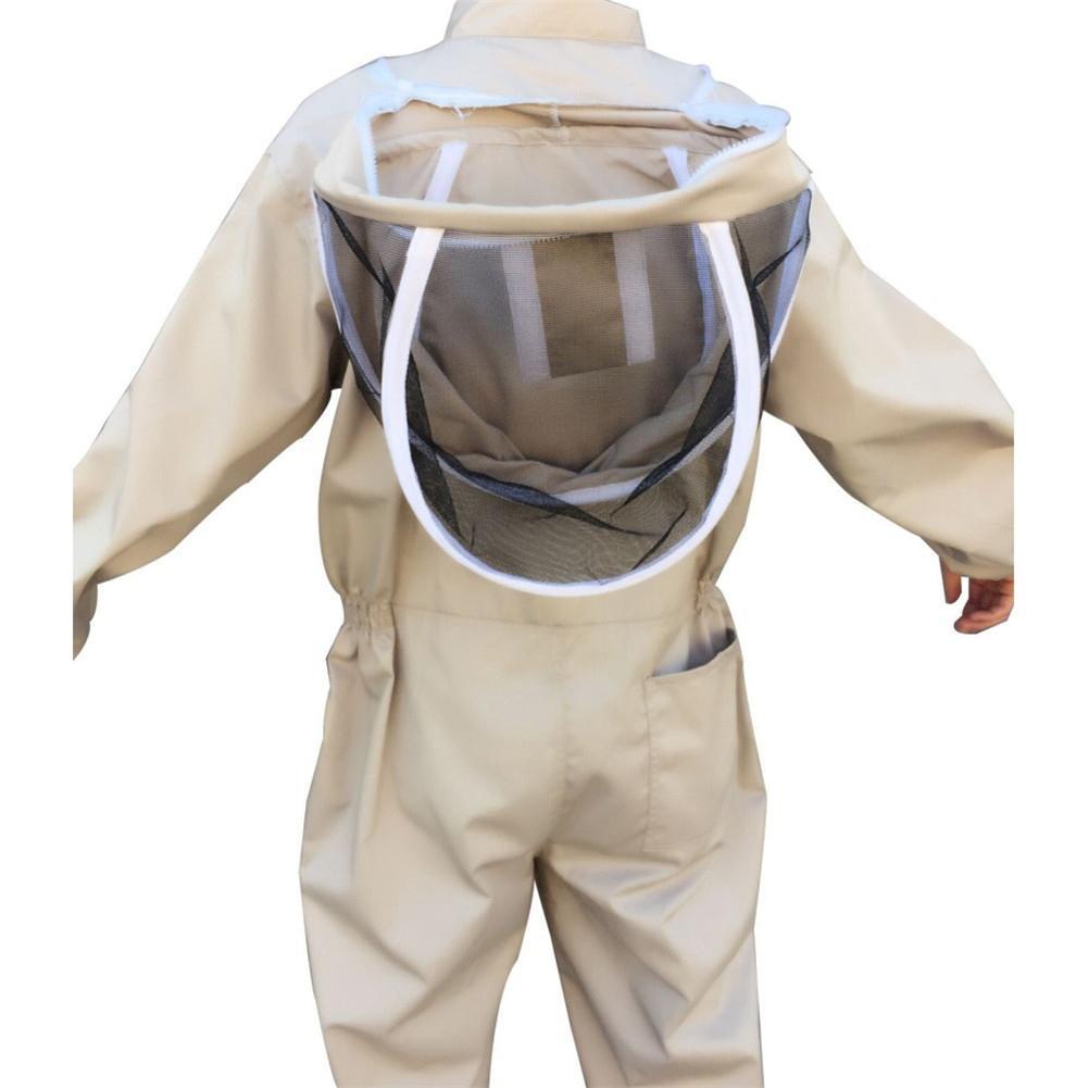 Tuta professionale per apicoltura a corpo intero con ventilazione e guanti protettivi